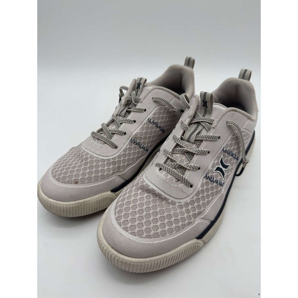 Hurley Exeter Mens Size 10 Gray Mesh‎ Athletic Shoes Lace Up Comfort Sneakers